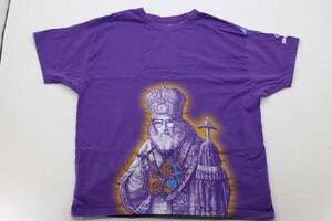 Fifth Degree Haile Selassie Rastafari Purple Graphic T-Shirt